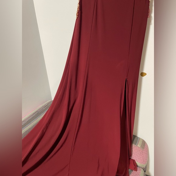 Dresses Dillards Burgundy Formal Dress Poshmark